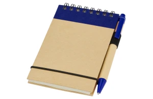 Carnet personnalisé A7 en carton recyclé avec stylo