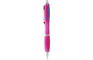 Stylo publicitaire Nash en plastique coloré