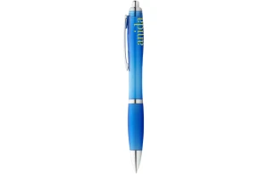 Stylo publicitaire Nash en plastique coloré
