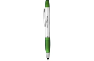 Stylo publicitaire Nash avec surligneur et stylet