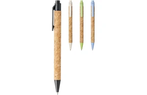 Stylo publicitaire Midar en liège et fibre de blé