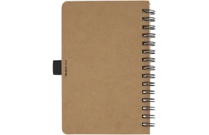 Carnet personnalisé A6 à spirales en carton recyclé