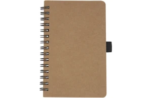 Carnet personnalisé A6 à spirales en carton recyclé