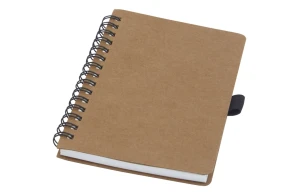 Carnet personnalisé A6 à spirales en carton recyclé