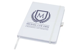 Carnet personnalisé A5 à couverture en tissu RPET recyclé
