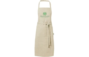 Tablier de cuisine personnalisé en coton recyclé