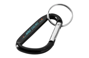 Porte-clés personnalisé Tinor mousqueton en alu