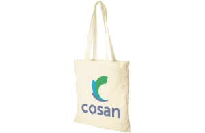 Tote bag personnalisé Peru en coton épais à anses longues