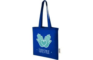 Tote bag personnalisé Madras en coton bio