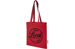 Tote bag personnalisé Madras en coton bio