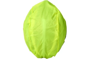 Housse de casque à vélo réfléchissante personnalisée jaune fluo