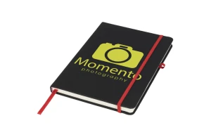 Carnet personnalisé A5 à fermeture élastique colorée