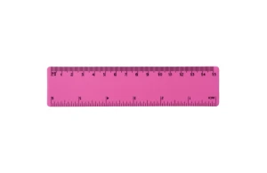 Règle personnalisée 15 cm Eco en plastique flexible