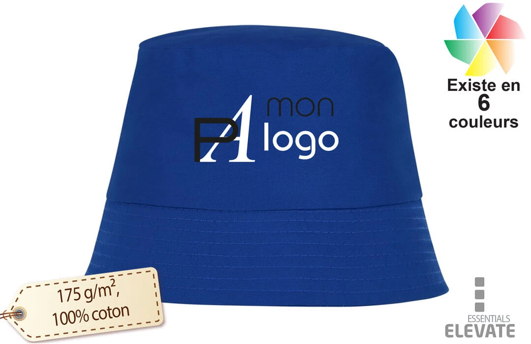 Bob publicitaire Solaris en coton twill