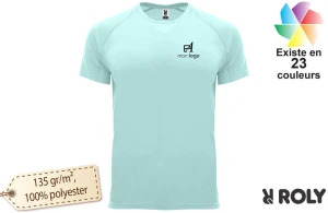 Tee-shirt sport respirant homme publicitaire personnalisé avec logo 