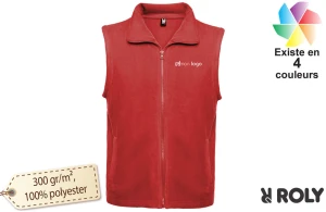 Gilet polaire promotionnel unisexe personnalisé avec logo 