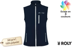 Veste softshell sans manche Roly personnalisée avec logo 