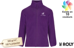 Veste polaire publicitaire homme personnalisée avec logo 