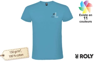 Tee-shirt publicitaire mixte Roly Atomic personnalisé impression ou broderie 