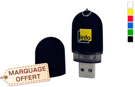 Clé USB pod publicitaire personnalisée avec logo 