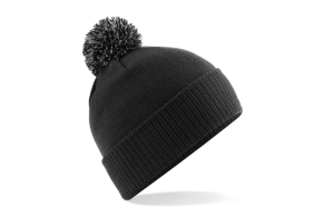 Bonnet personnalisé ski snowboard avec pompon