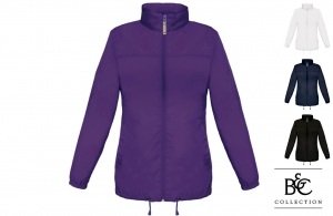 Coupe-vent femme B&C Sirroco personnalisé