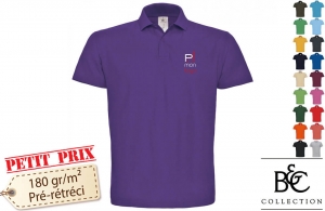 Polo personnalisé homme B&C à manches courtes