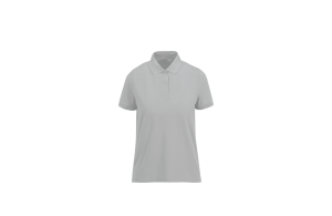 Polo personnalisé femme en coton polyester bio respirant