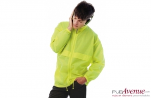 Coupe-vent homme B&C Sirroco personnalisé