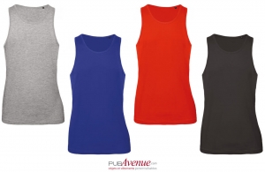 Débardeur b&c pour homme personnalisé en coton bio