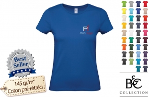 Tee-shirt femme B&C 150 personnalisé
