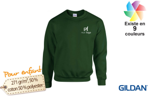 Sweat promotionnel First pour enfant personnalisé avec logo 