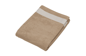 Serviette de plage personnalisé 160 x 100 en coton velours à rayure