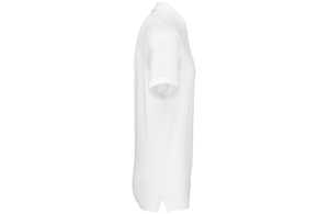 Polo personnalisé homme en coton blanc biologique