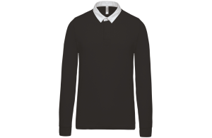 Polo rugby personnalisé à manches longues