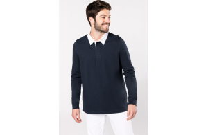 Polo rugby personnalisé à manches longues