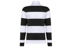 Polo rugby rayé personnalisé à manches longues