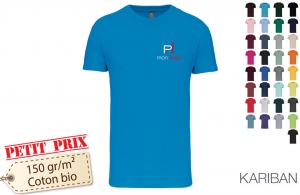 T-shirt homme coton bio Kariban personnalisé