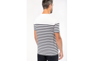 T-shirt marinière pour homme en coton Bio