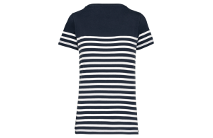 T-shirt marinière pour femme en coton Bio