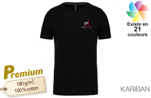 T-shirt premium homme kariban 190 publicitaire personnalisé 