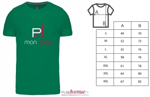 T-shirt premium homme kariban 190 personnalisé