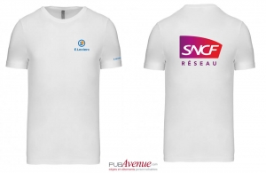 T-shirt blanc premium homme kariban 190 personnalisé