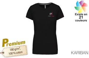 T-shirt premium femme kariban 190 publicitaire personnalisé 