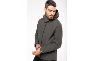 Veste softshell personnalisée homme Kariban avec capuche amovible