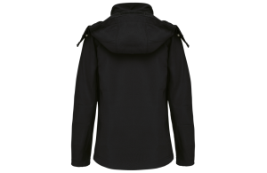 Veste softshell personnalisée femme Kariban avec capuche amovible