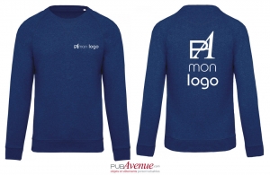 Sweat-shirt pour homme personnalisé en coton bio