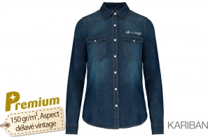 Chemise country pour femme personnalisée