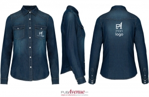 Chemise country pour femme personnalisée