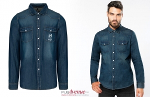 Chemise country pour homme personnalisée